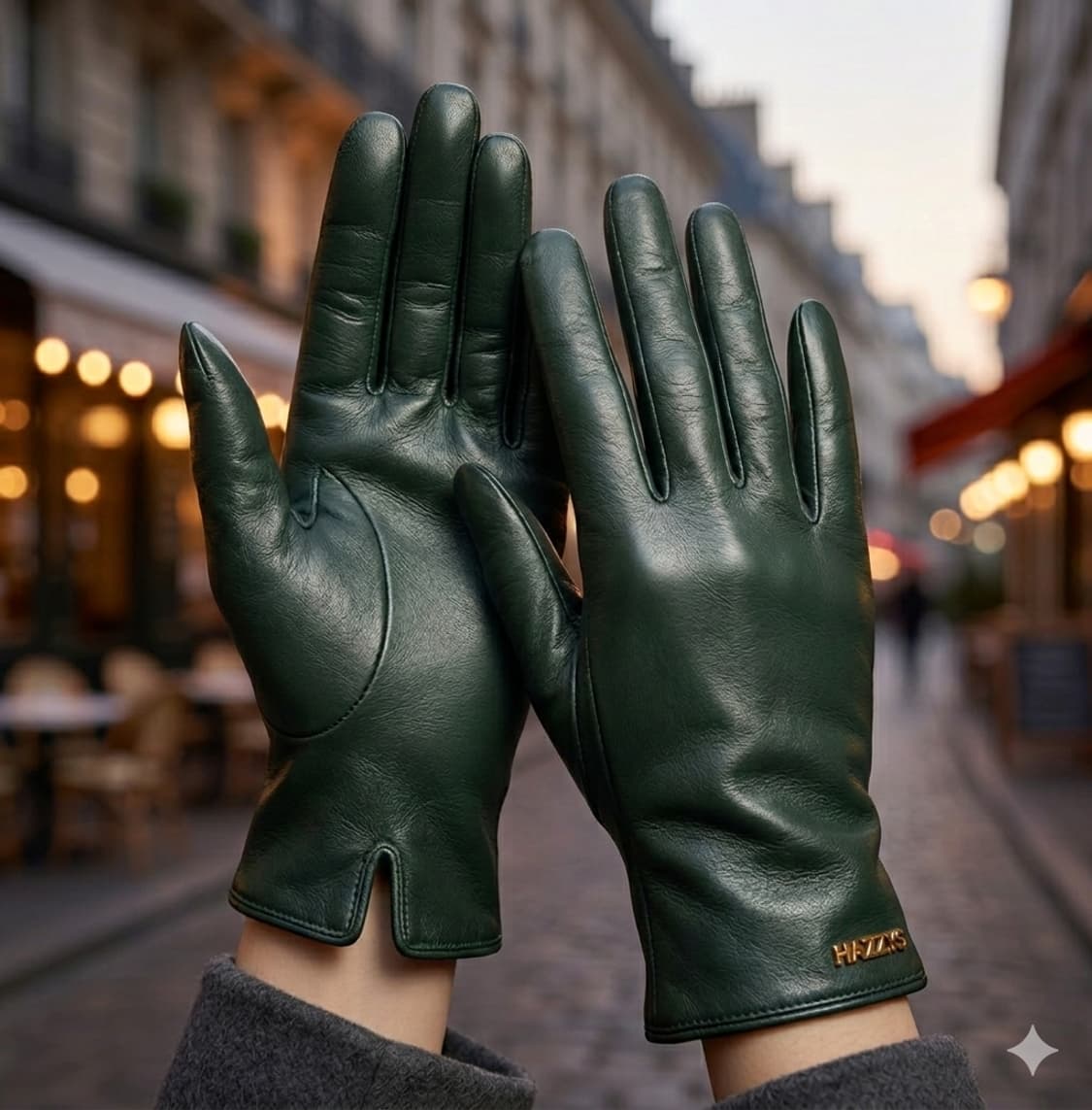헤지스 여성 양가죽 스마트터치 장갑 딥그린 | 상태좋음 | 가격인하 상품이미지1