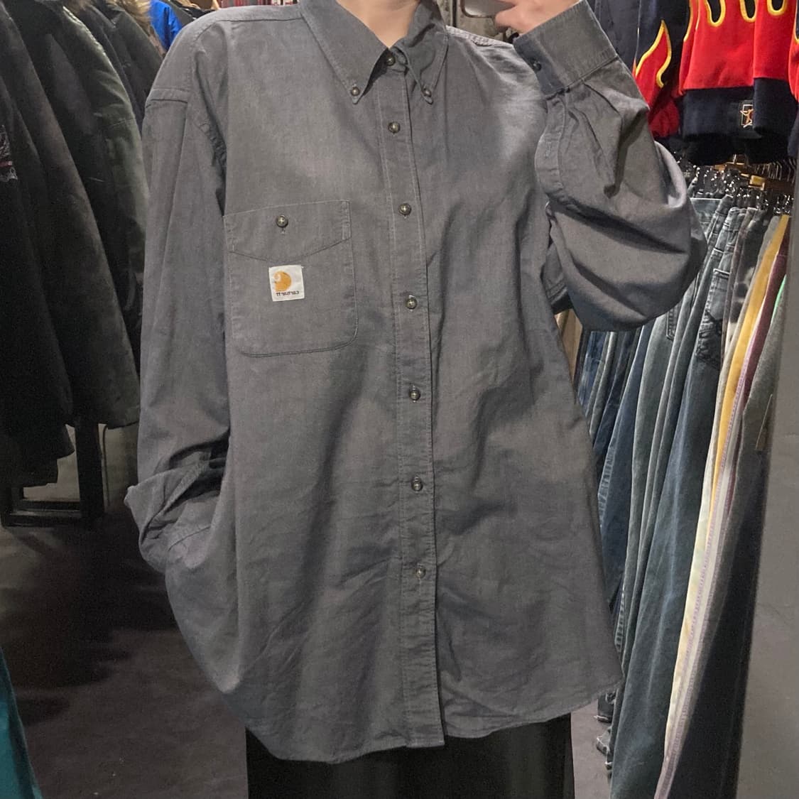 [IM] 칼하트 쿨그레이 긴팔셔츠 상품이미지4