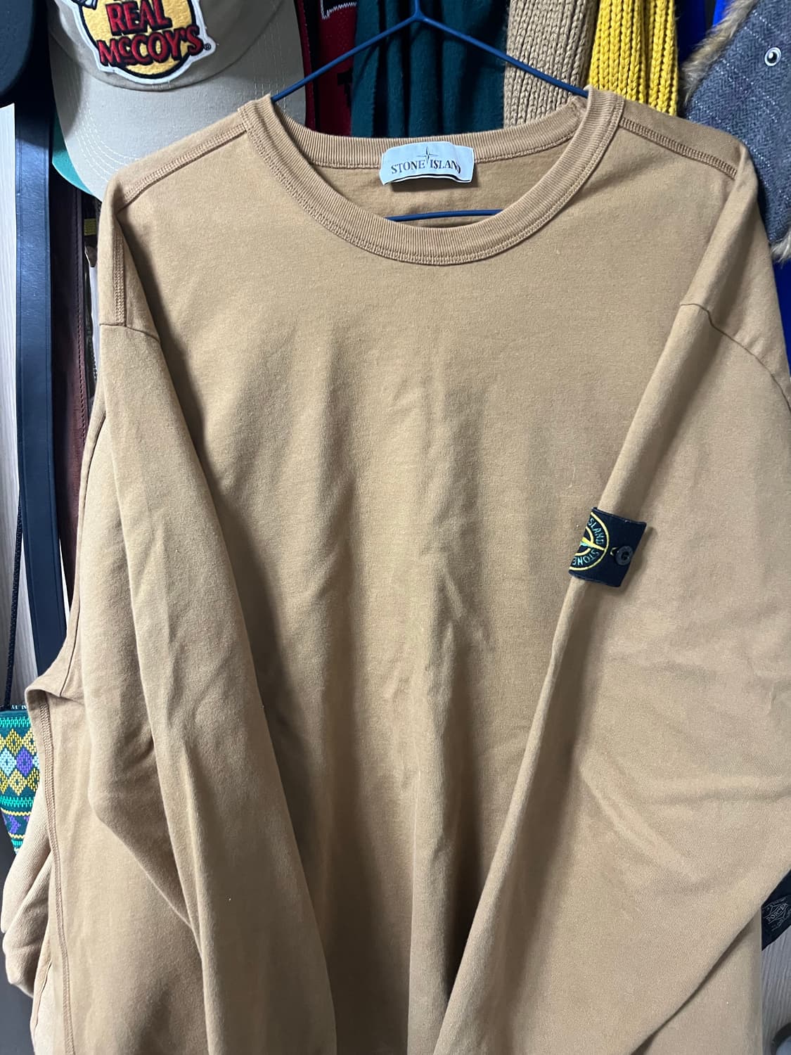 스톤아일랜드 롱슬리브 베이지컬러 xxxl 상품이미지1