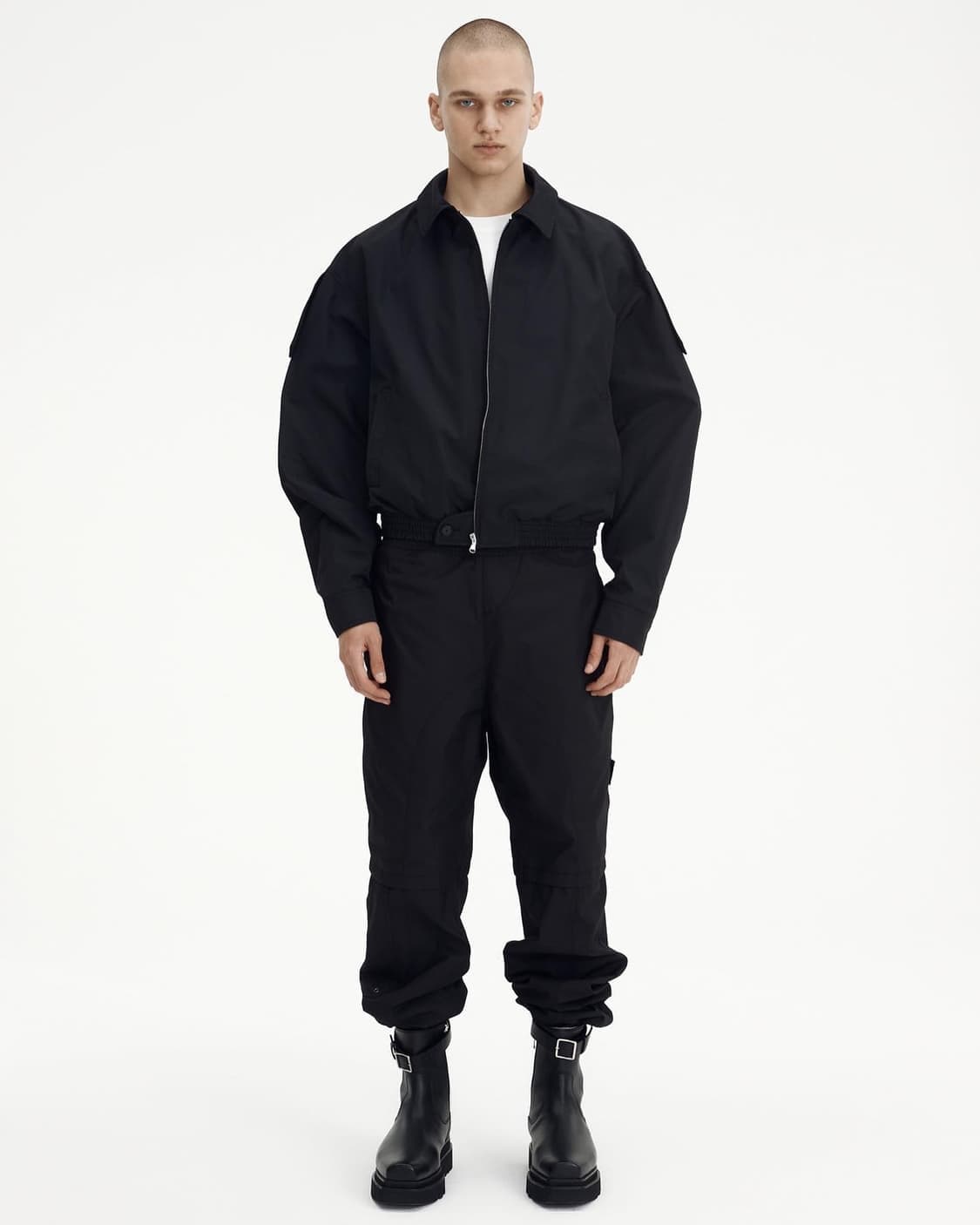 [L] RECTO 21SS SHORT ZIP BOMBER JUMPER 상품이미지2