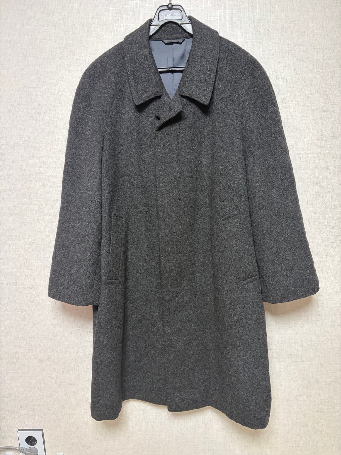 재팬 빈티지 캐시미어100 코트 상품이미지1