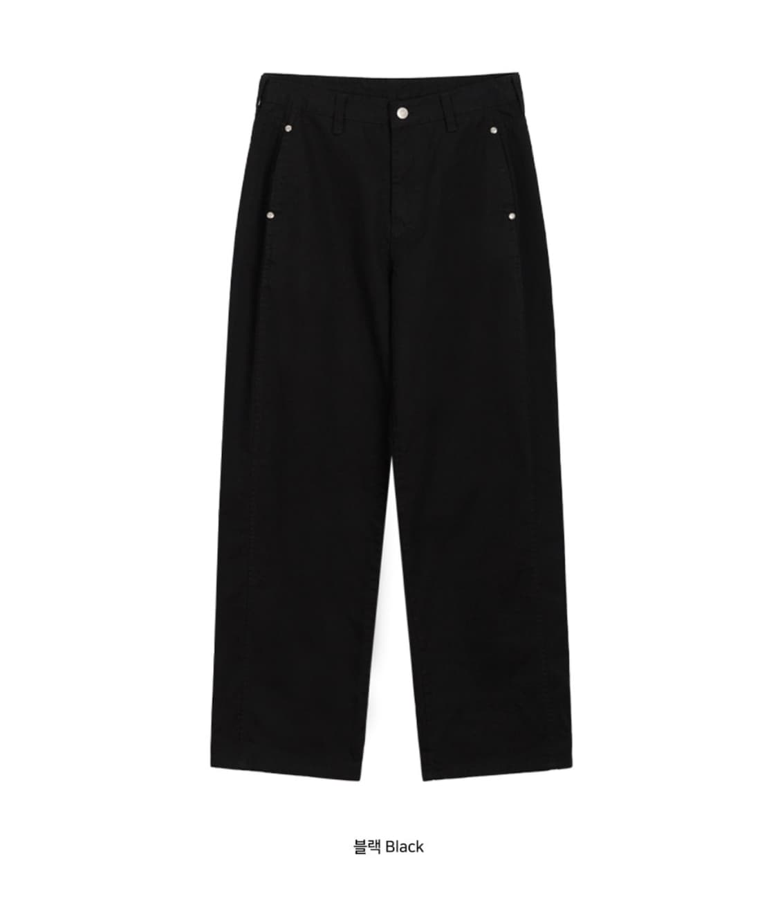 오헤시오 와이드 스타 코튼 팬츠 블랙 size 1 상품이미지1