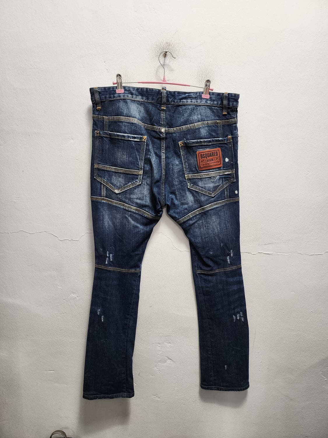디스퀘어드2 가죽패치 청바지 상품이미지1