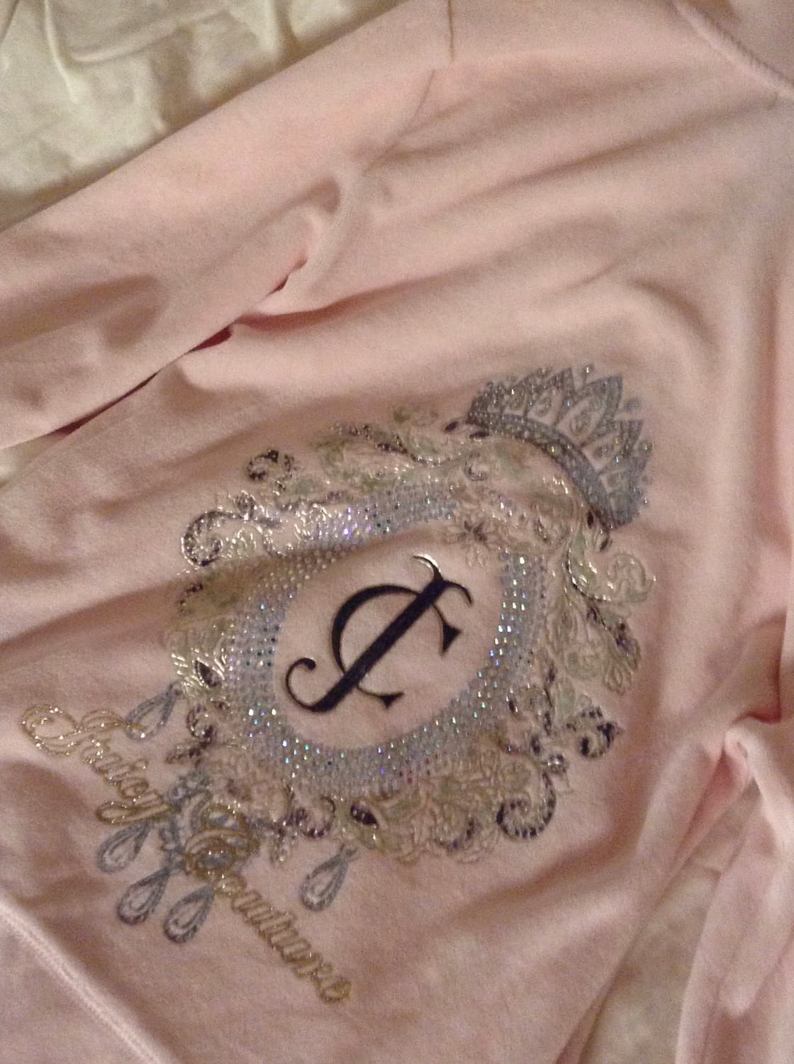 Juicy Couture 쥬시꾸뛰르 핑크 벨루어 후드집업 상품이미지2