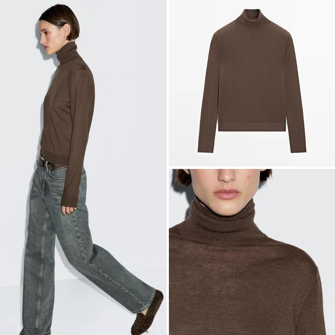 마시모두띠 하이넥 울 니트 스웨터 [새상품] 상품이미지2