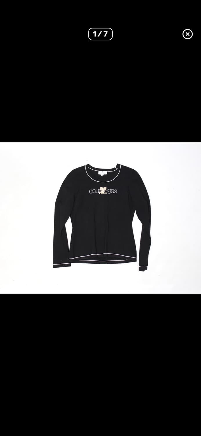 꾸레쥬니트슬리브 네고O 상품이미지1