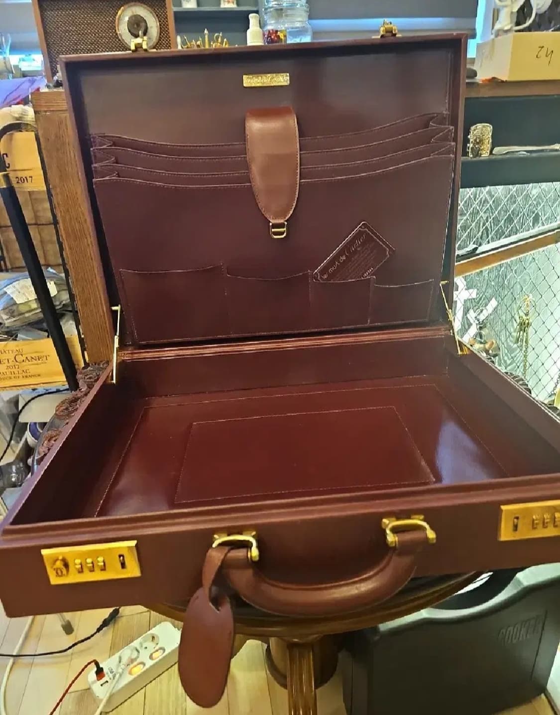90년대 까르띠에 트렁크 브리프케이스 상품이미지6