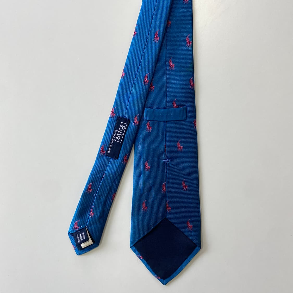 폴로 랄프로렌(POLO) 모노그램 명품 정품 넥타이 상품이미지3