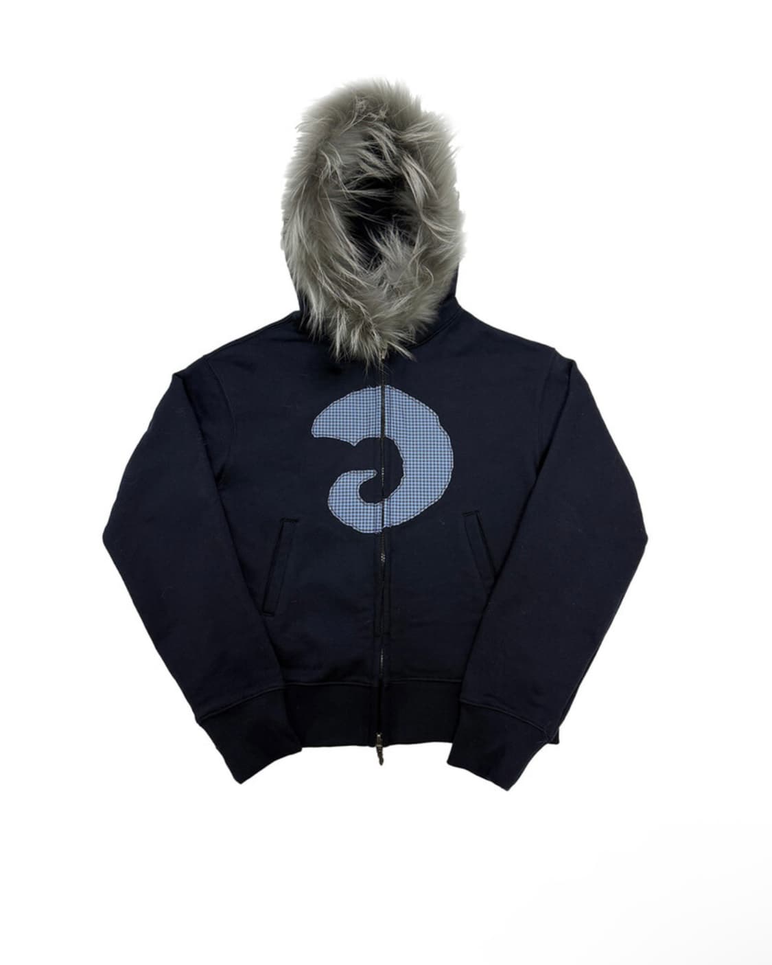 새상품) 탄산마그네슘 퍼 후드집업 네이비 S 상품이미지1