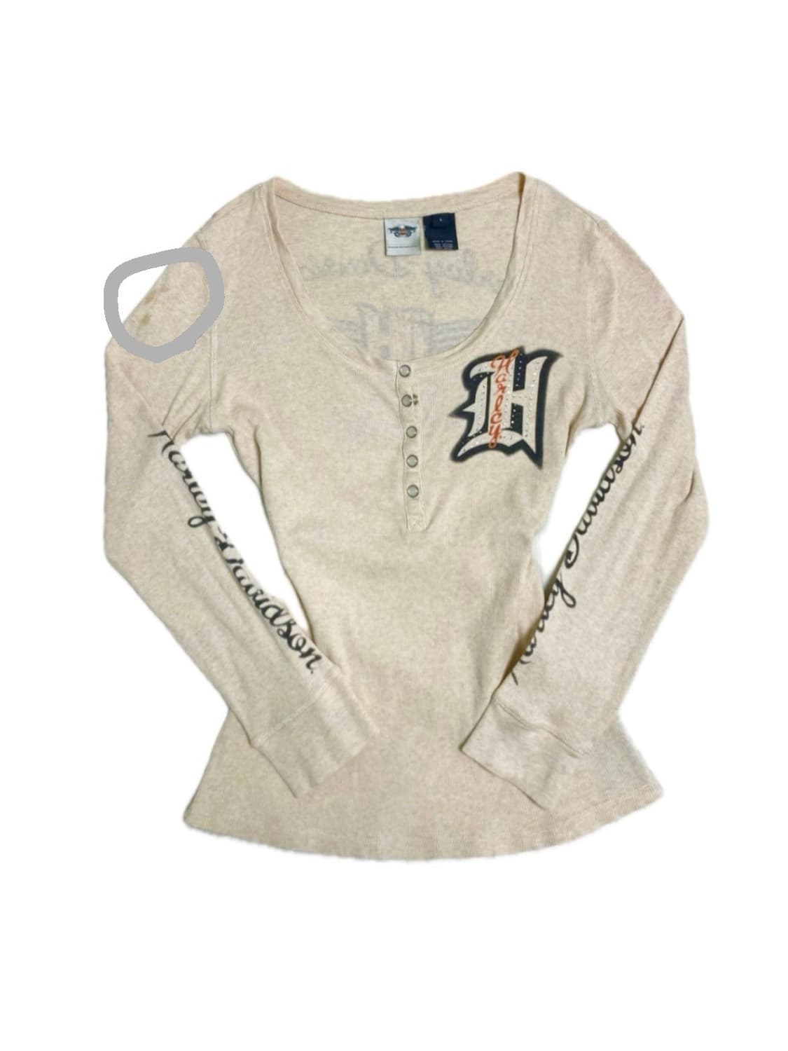 Harley davidson 할리데이비슨 롱 슬리브 펑크 갸루 y2k 상품이미지4