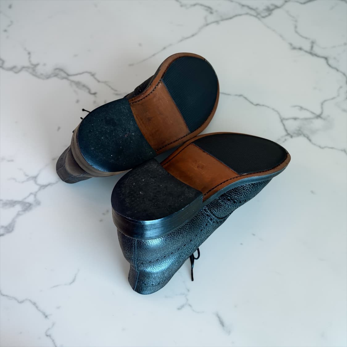 260~265/ 톰브라운 페블 그레인 레더 윙팁 부츠 상품이미지8