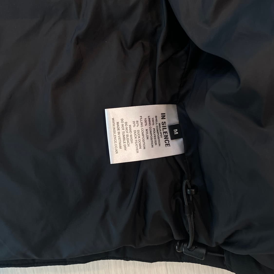 인사일런스 프리미엄 덕 다운 패딩 M 상품이미지7