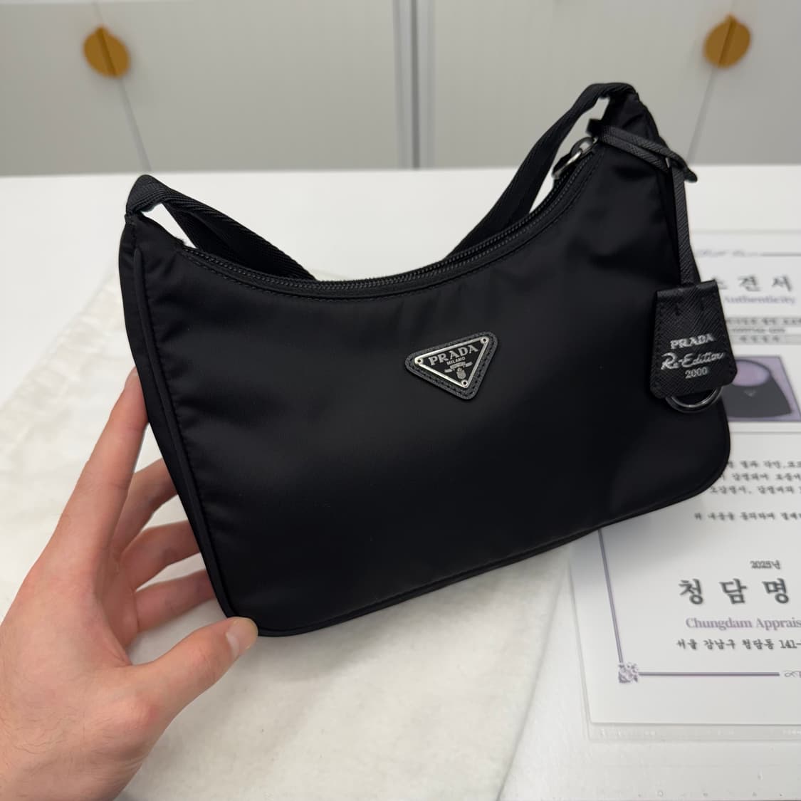 프라다 리나일론 여성 호보백 상품이미지4
