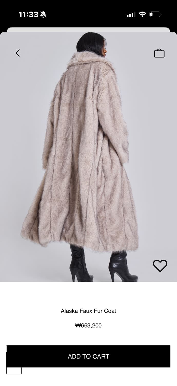 Jaded London Alaska Faux Fur Coat 상품이미지5