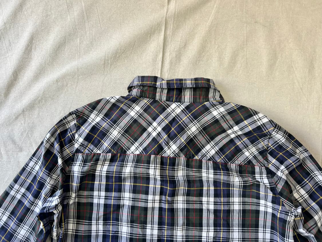 블랙 타탄 체크 셔츠 상품이미지6