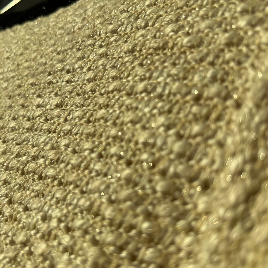 ROPE 라이트옐로우 트위드 진주버튼 부클레 가디건 M 상품이미지7