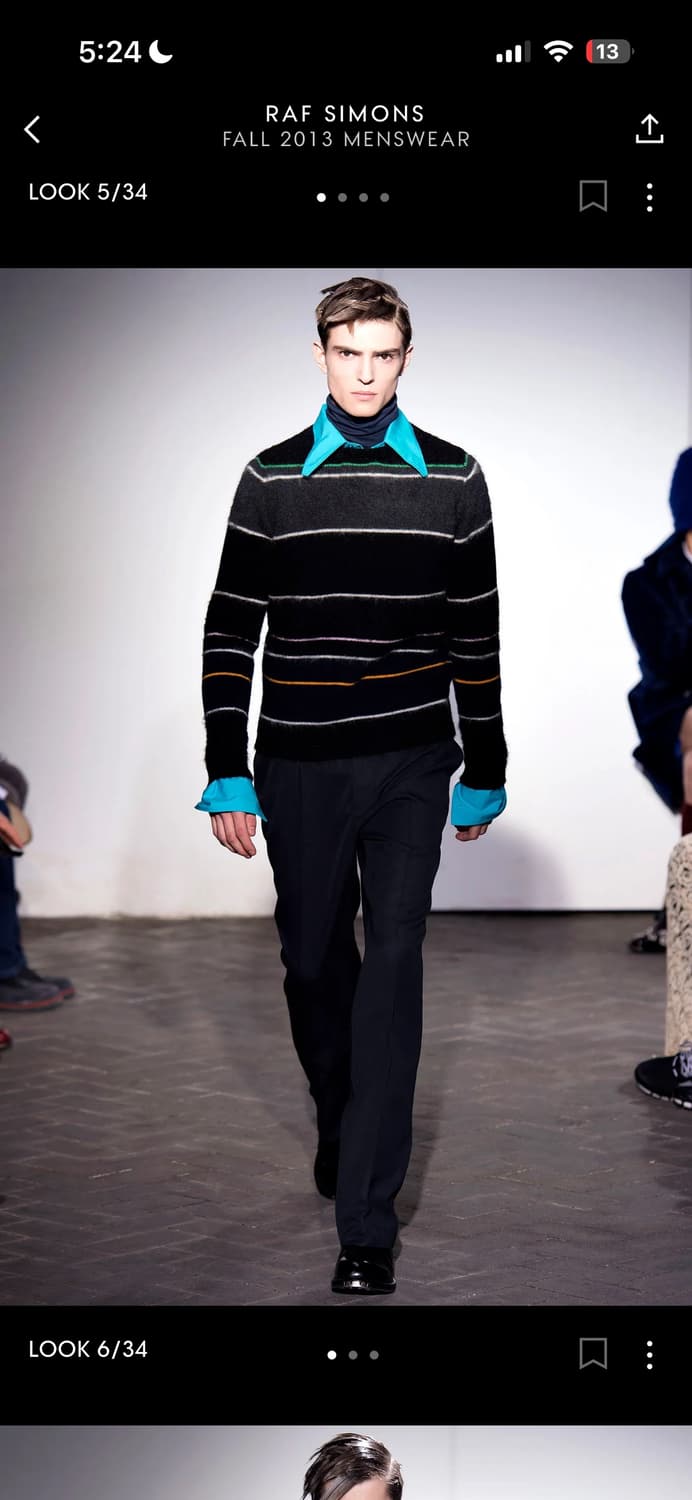 라프시몬스 12fw 카라 셔츠 상품이미지7