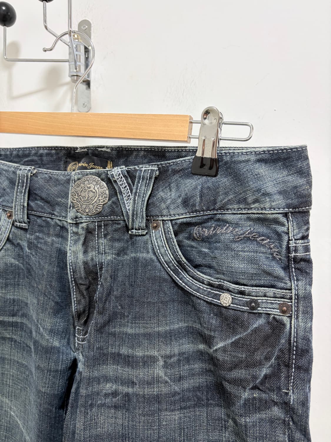  Oririn Jeans 펑크 y2k 데님 팬츠 반바지 상품이미지6