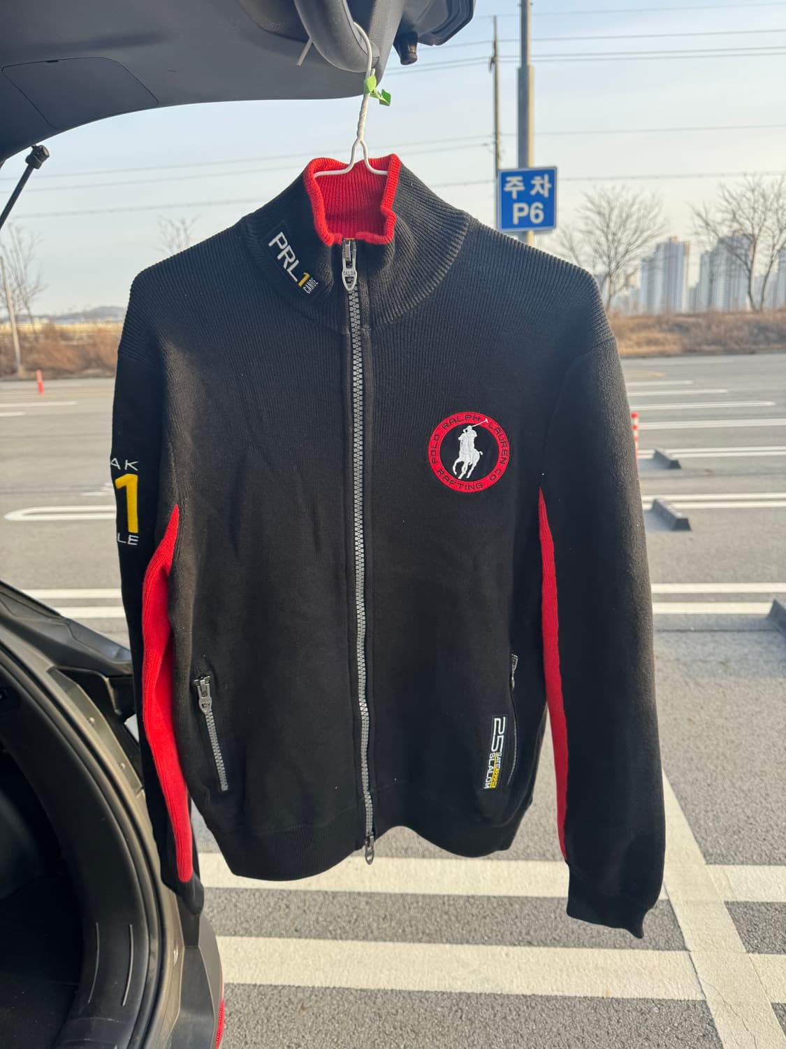 폴로 랄프로렌 k1세일링 니트집업 상품이미지1