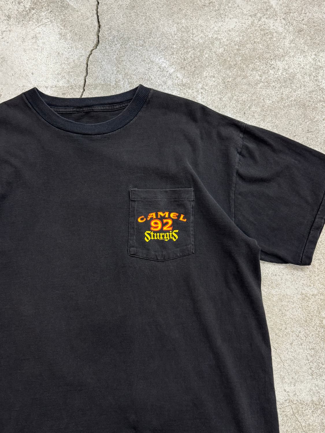 90s 카멜 스터지스 포켓반팔티 상품이미지3