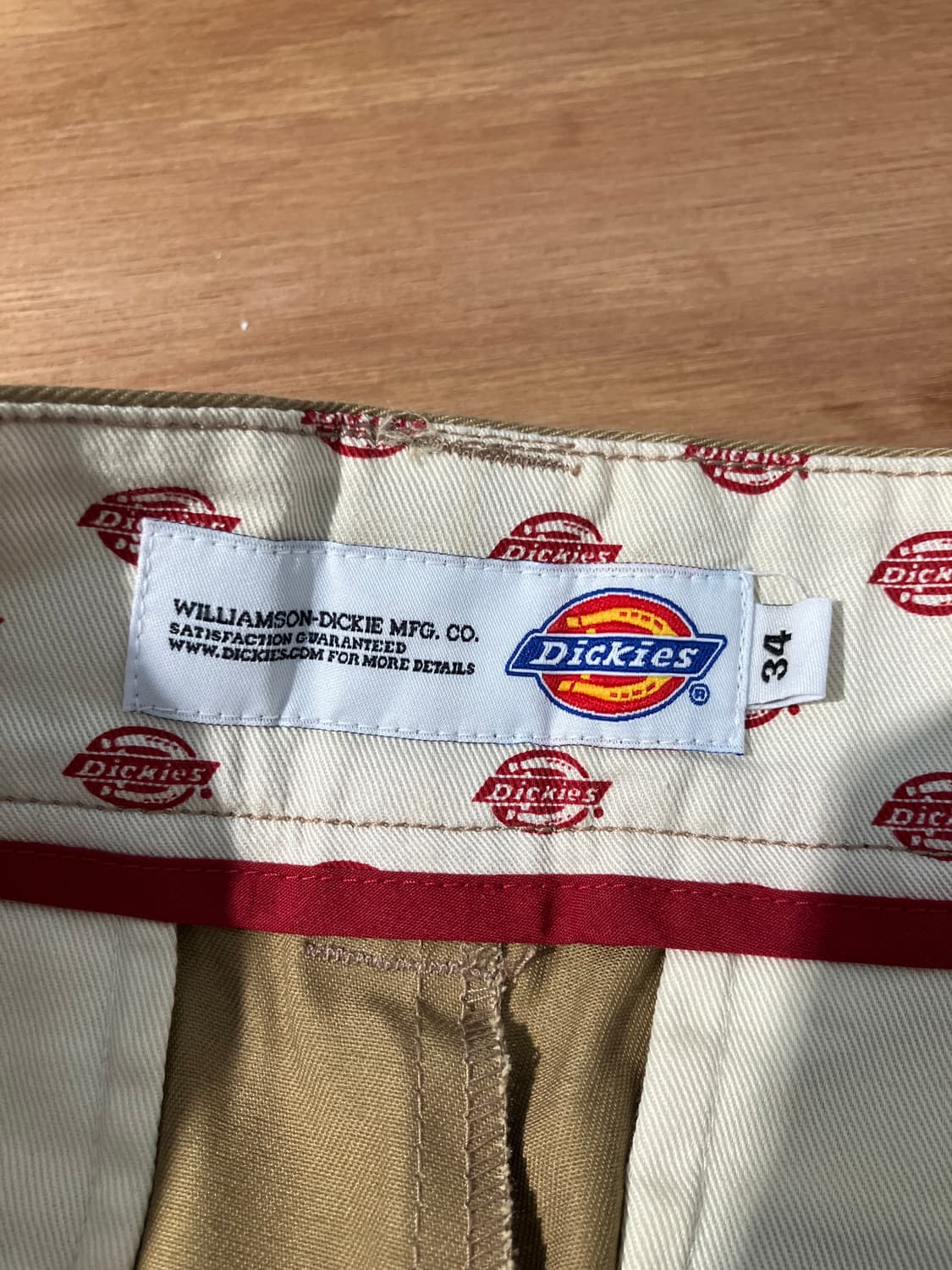 Dickies 베이지 워크 크롭 팬츠 34  상품이미지7
