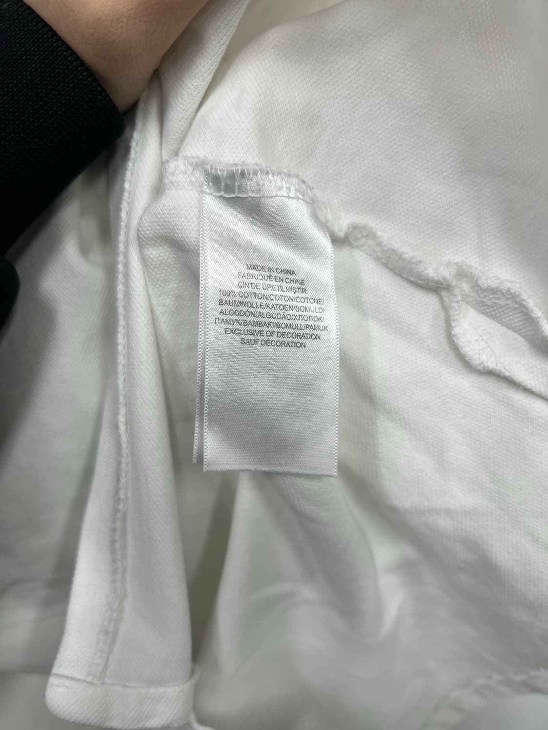 폴로 화이트 카라티  상품이미지3