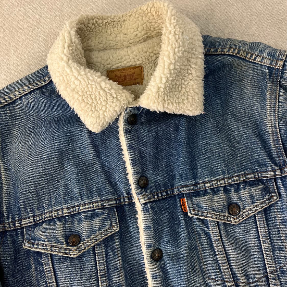 100 80s 리바이스 70608-0217 쉐르파 데님자켓  상품이미지2