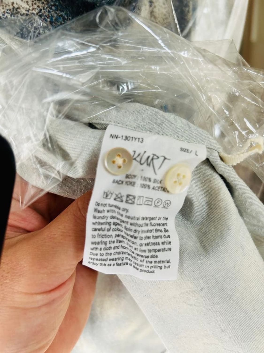 24ss KURT silk nell check shirts 상품이미지5