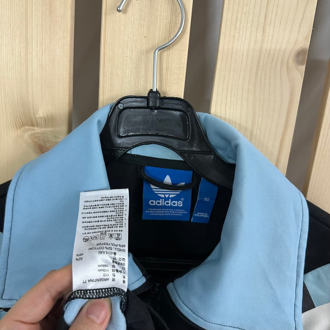 (M) 아디다스 아르헨티나 스카이블루 트랙탑 져지 상품이미지5