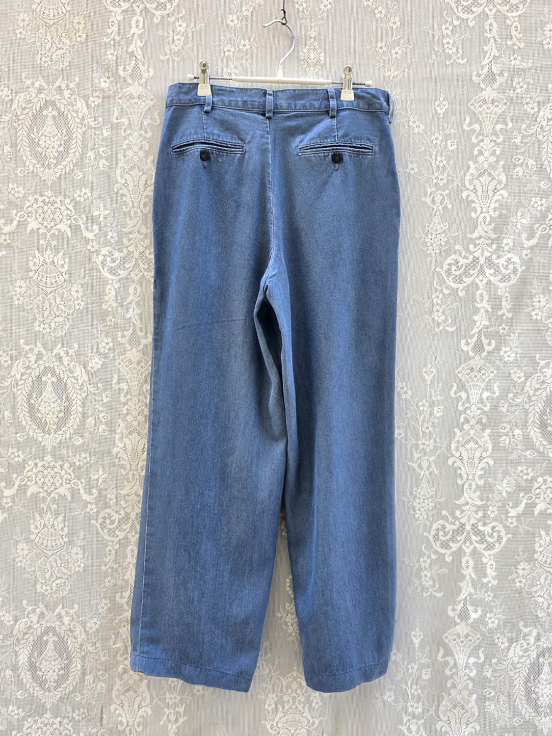 90s 밥슨 텐셀 투턱 팬츠 (made in japan) 상품이미지5