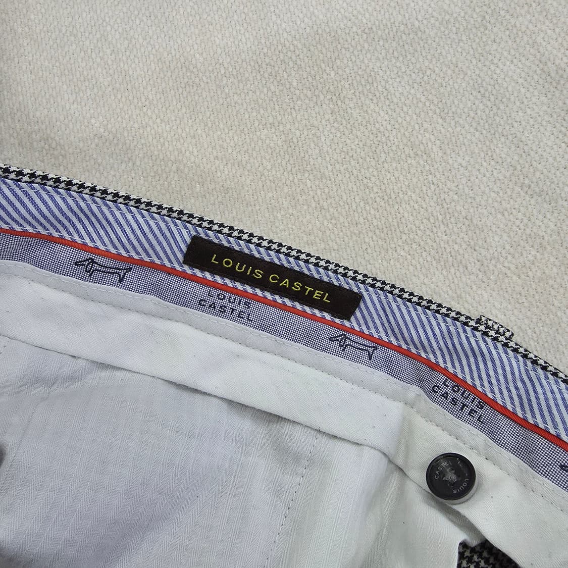 [98] 루이까스텔 골프 하운드체크 바지 팬츠 1223J2 상품이미지4