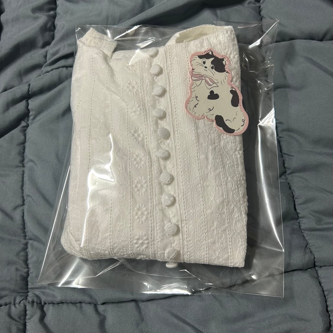 (새상품) 페일제이드 플라워 자카드 펀칭 드레스 원피스 화이트 S 상품이미지9