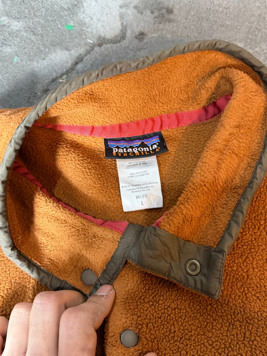 파타고니아 신칠라 브라운 L 상품이미지10