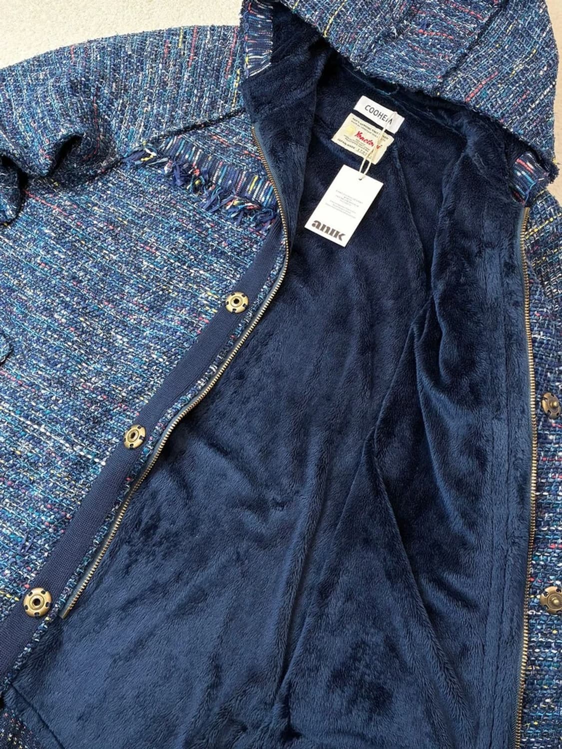 COOHEM Japan 밀리터리 트위드 코트 PN6139 상품이미지5