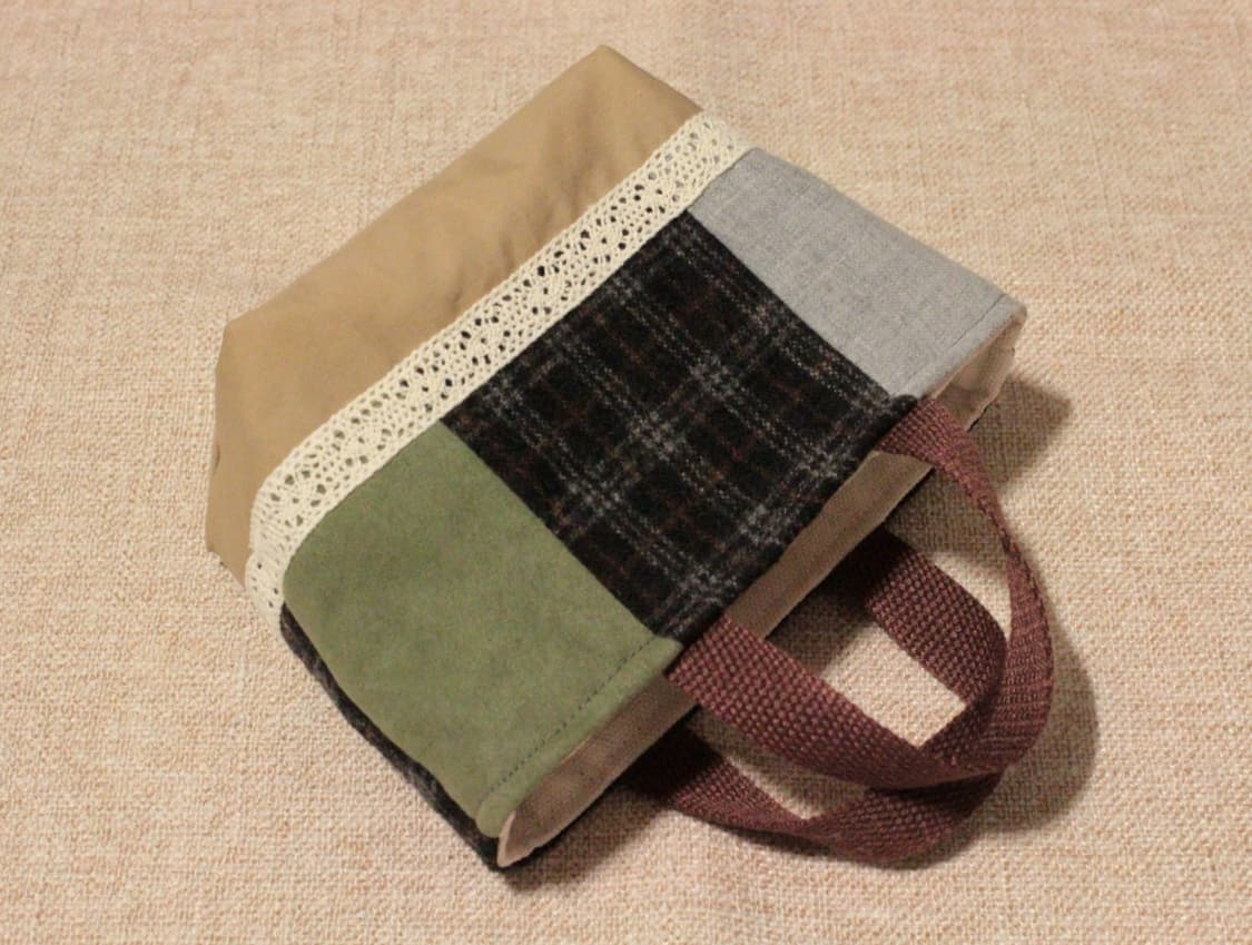 핸드메이드 빈티지 업사이클링 파우치 / 바구니 상품이미지3