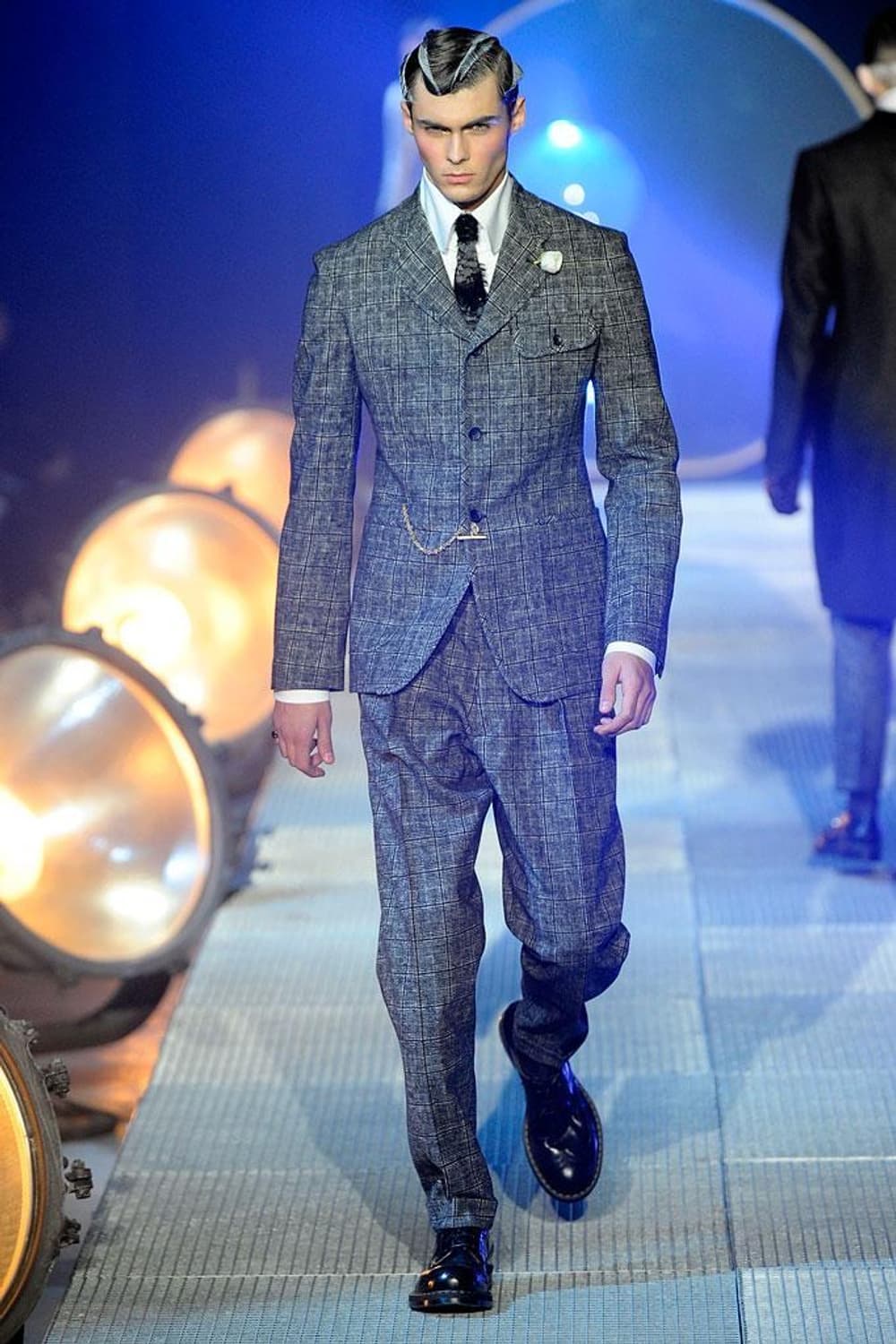 존 갈리아노 john galliano 10AW Glen check up 상품이미지1