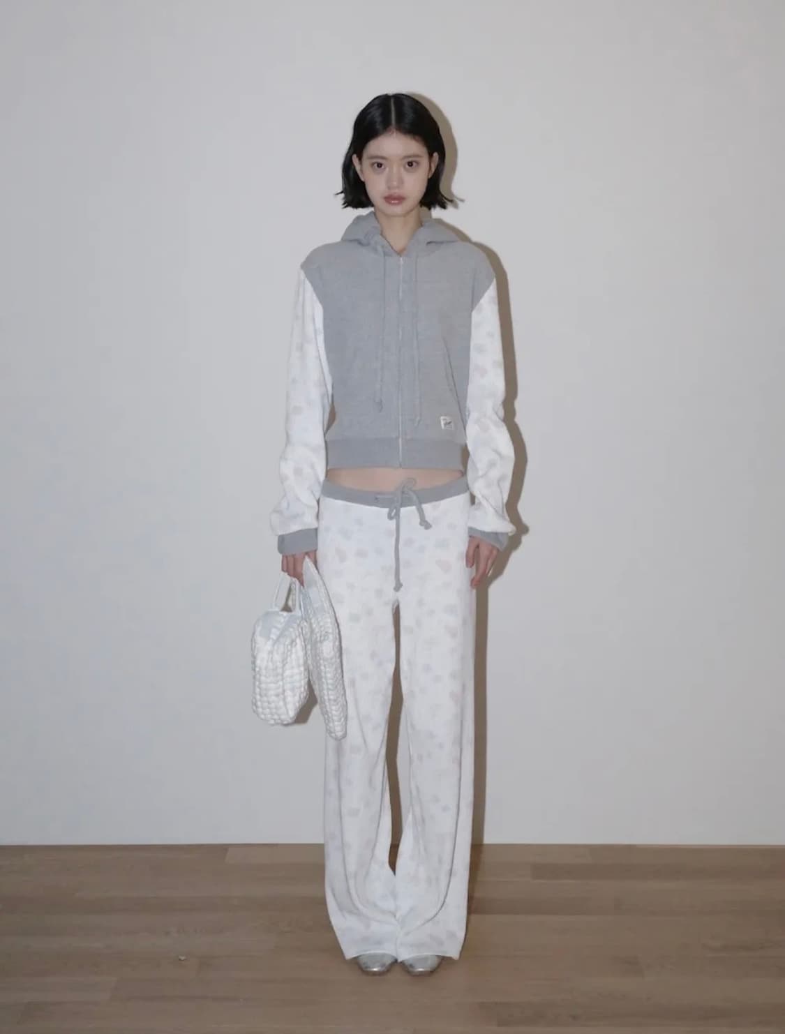 글로니 CONTRAST DREAMY WAFFLE HOODIE 상품이미지3