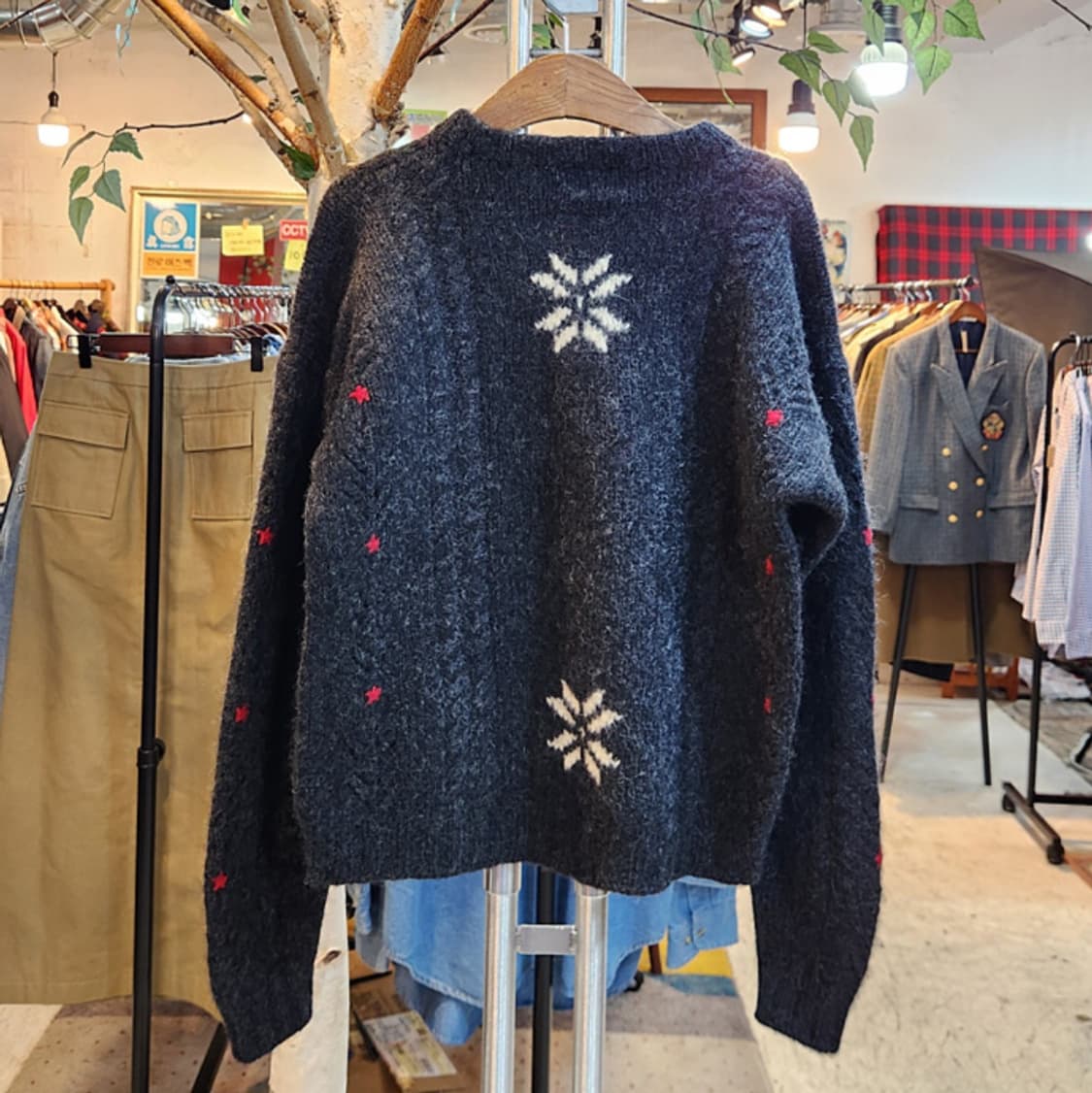 wool rich 울리치 울 챠콜 스웨터 상품이미지6