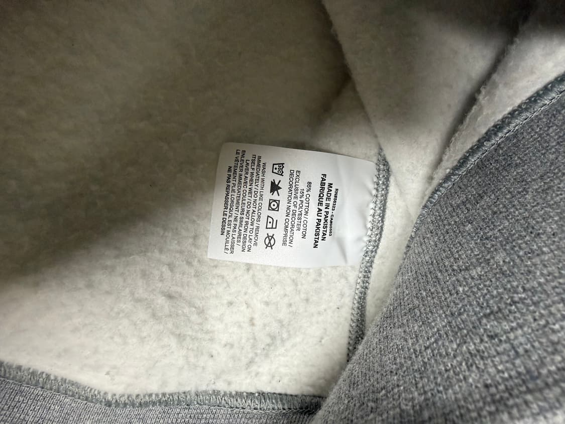 나이키x스투시 후드 그레이 xxl 상품이미지5