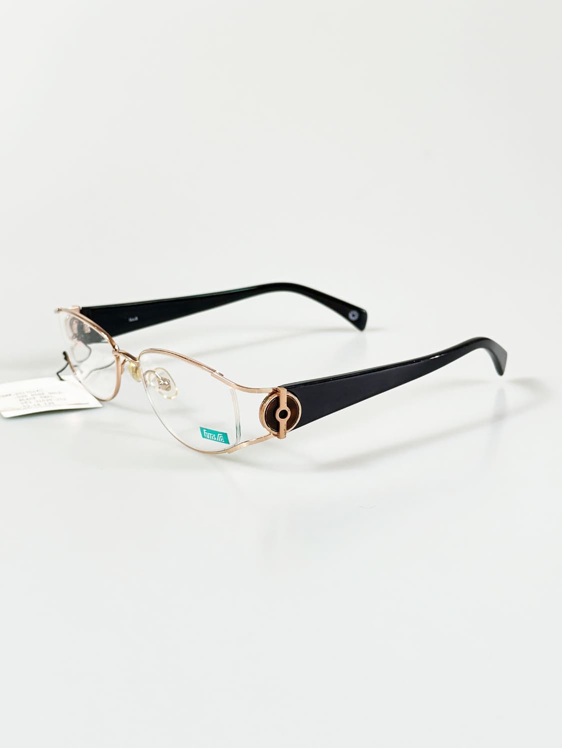 90s FUTIS 로즈골드 오벌 메탈 프레임 빈티지 안경 상품이미지3