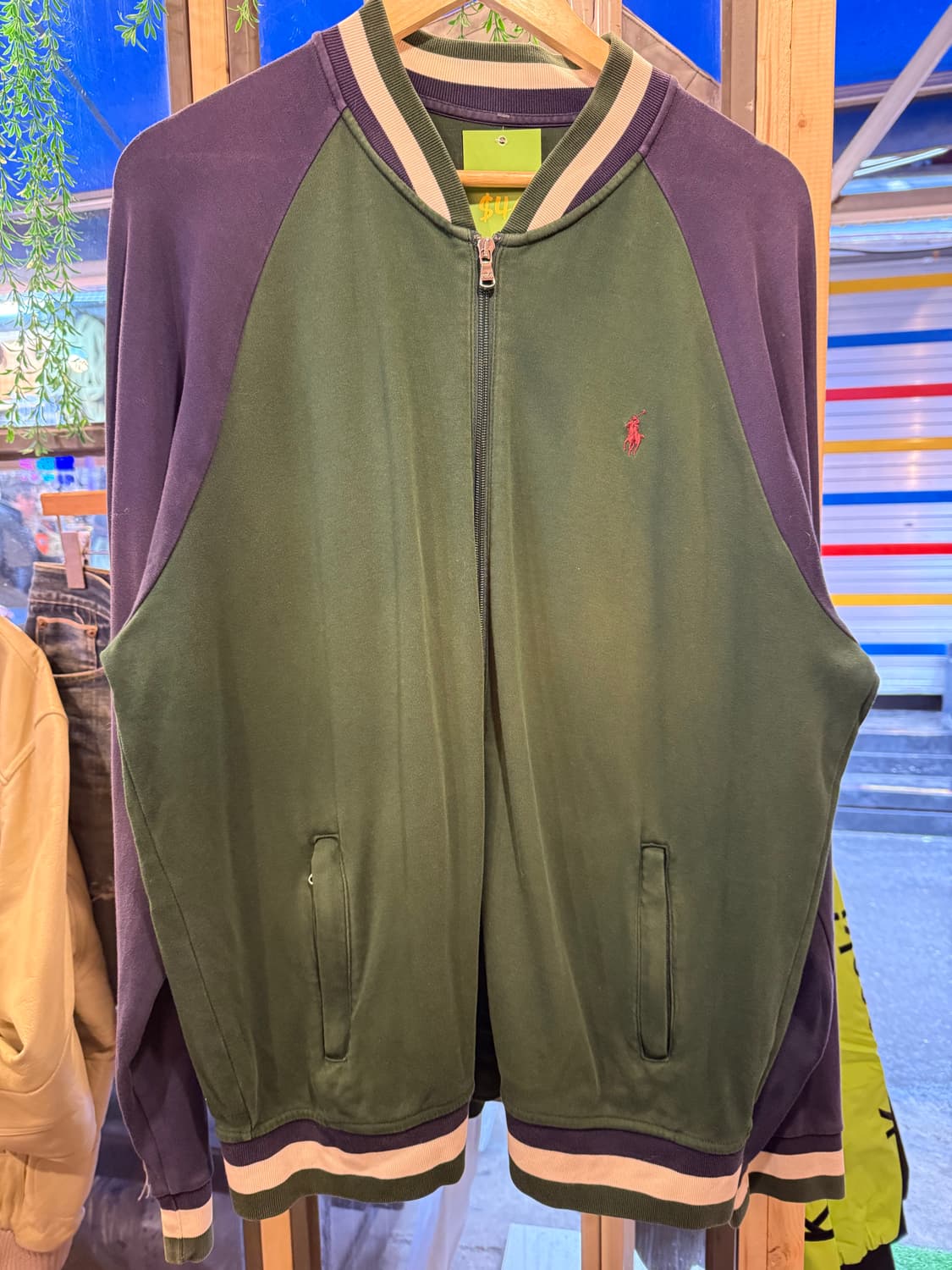 폴로 랄프로렌 버건디포니 초남 나그랑 집업 상품이미지1