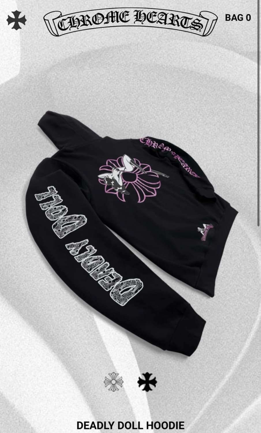 크롬하츠 데들리돌 후디 상품이미지2