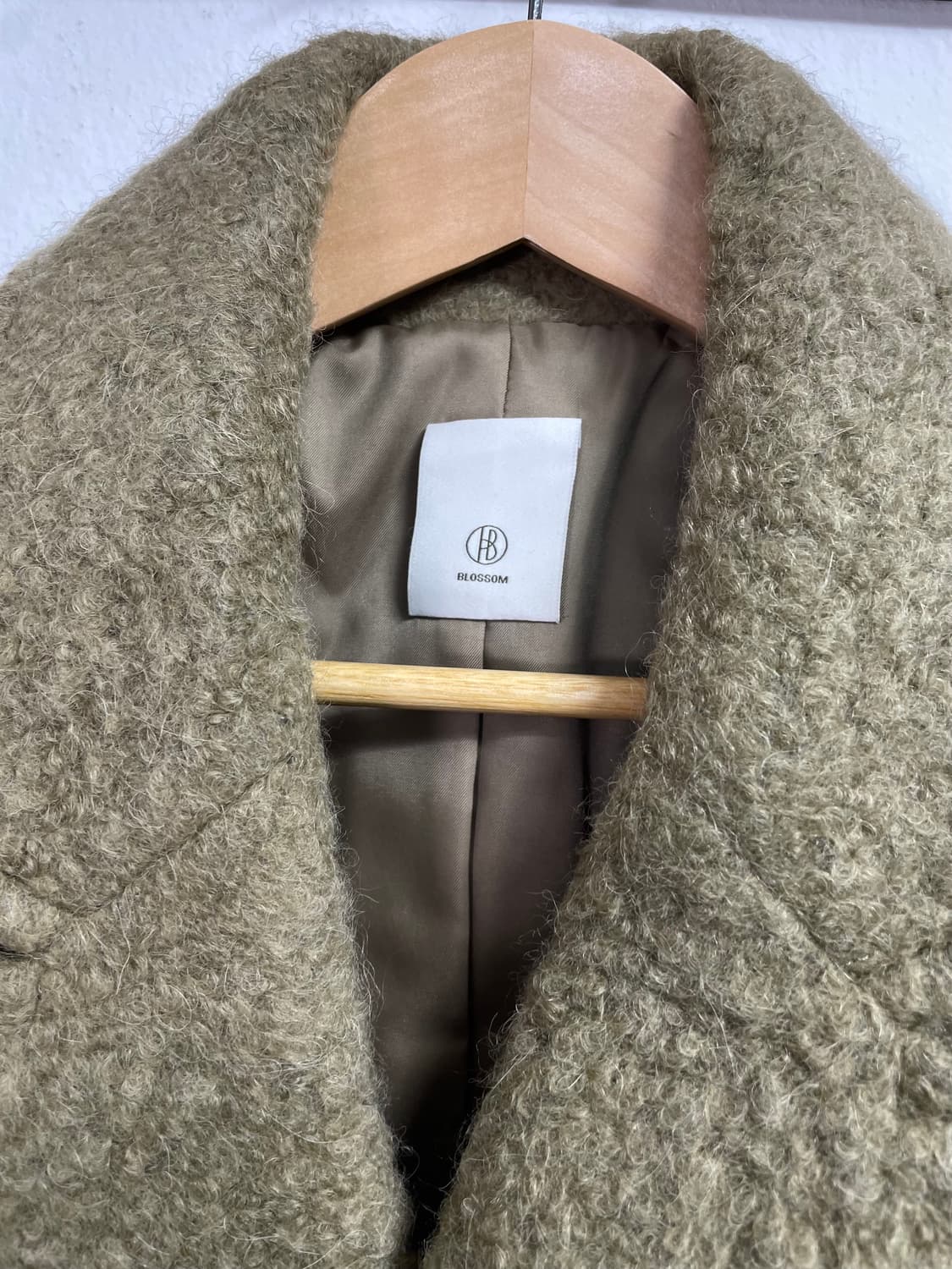 (새상품) 블러썸 에이치 컴퍼니 알파카 더블 롱코트 (on.44)   - 상품이미지5