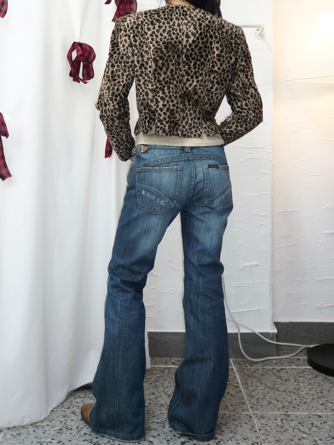 Leopard  set - cropped jacket 상품이미지3