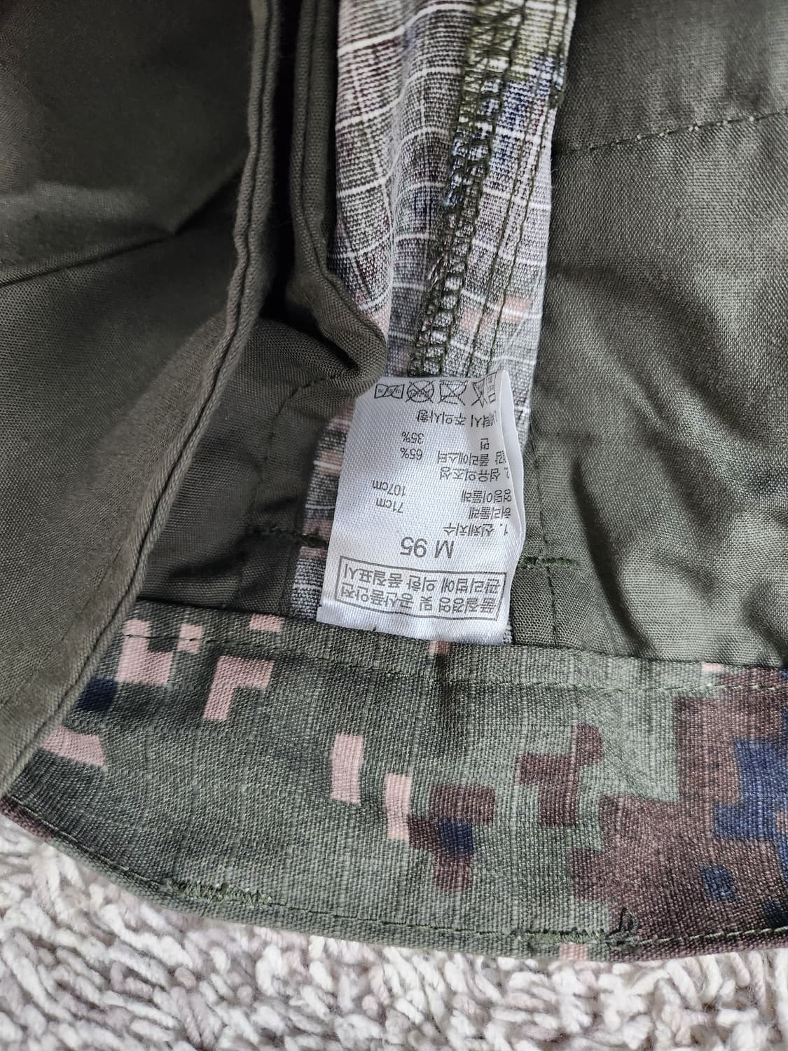 네파 디지털 카모 반바지 95 M 30인치 새제품 상품이미지7