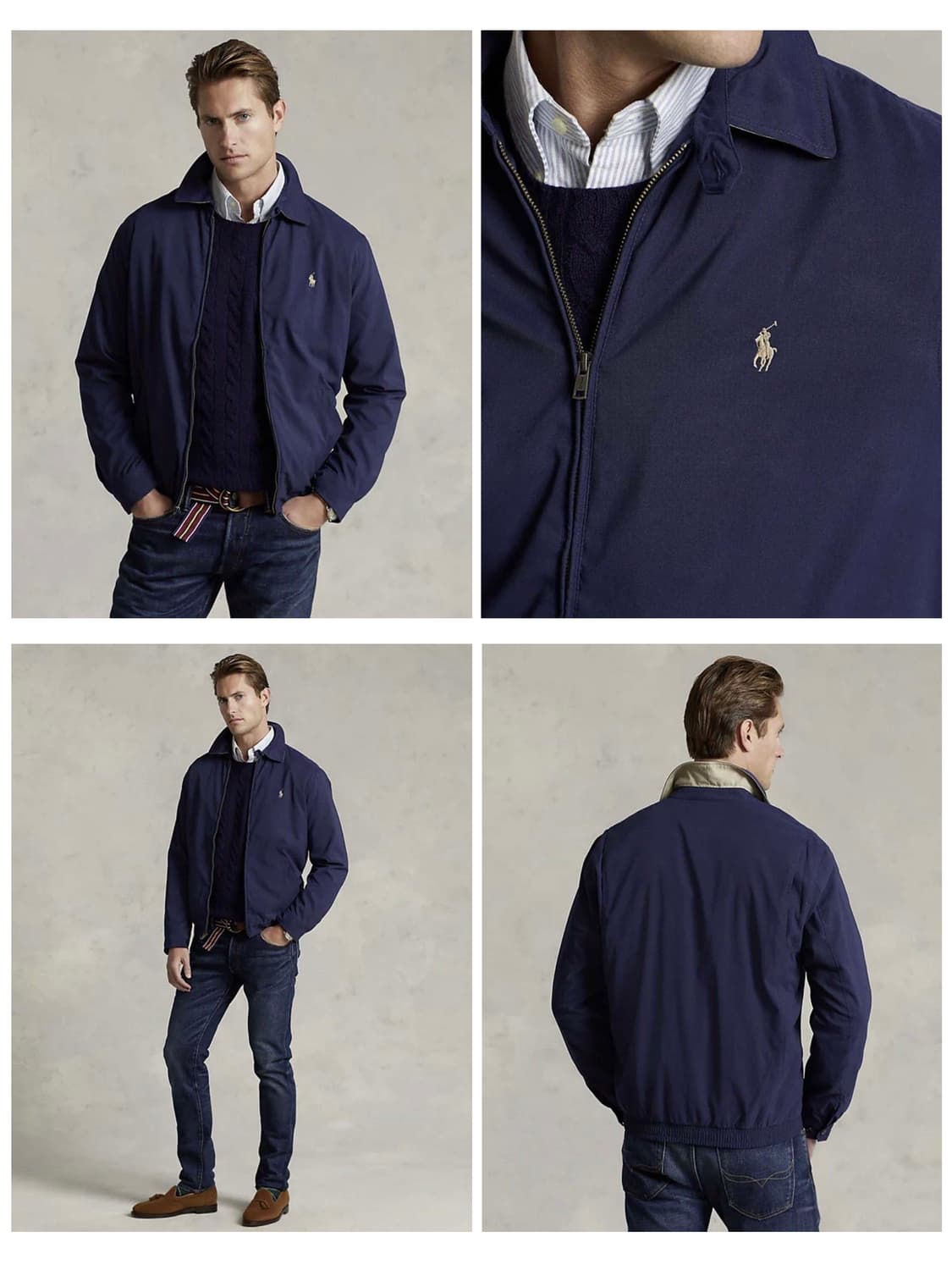 폴로 랄프로렌 썬페이딩 퍼플네이비 바이스윙 윈드브레이커 자켓 상품이미지4