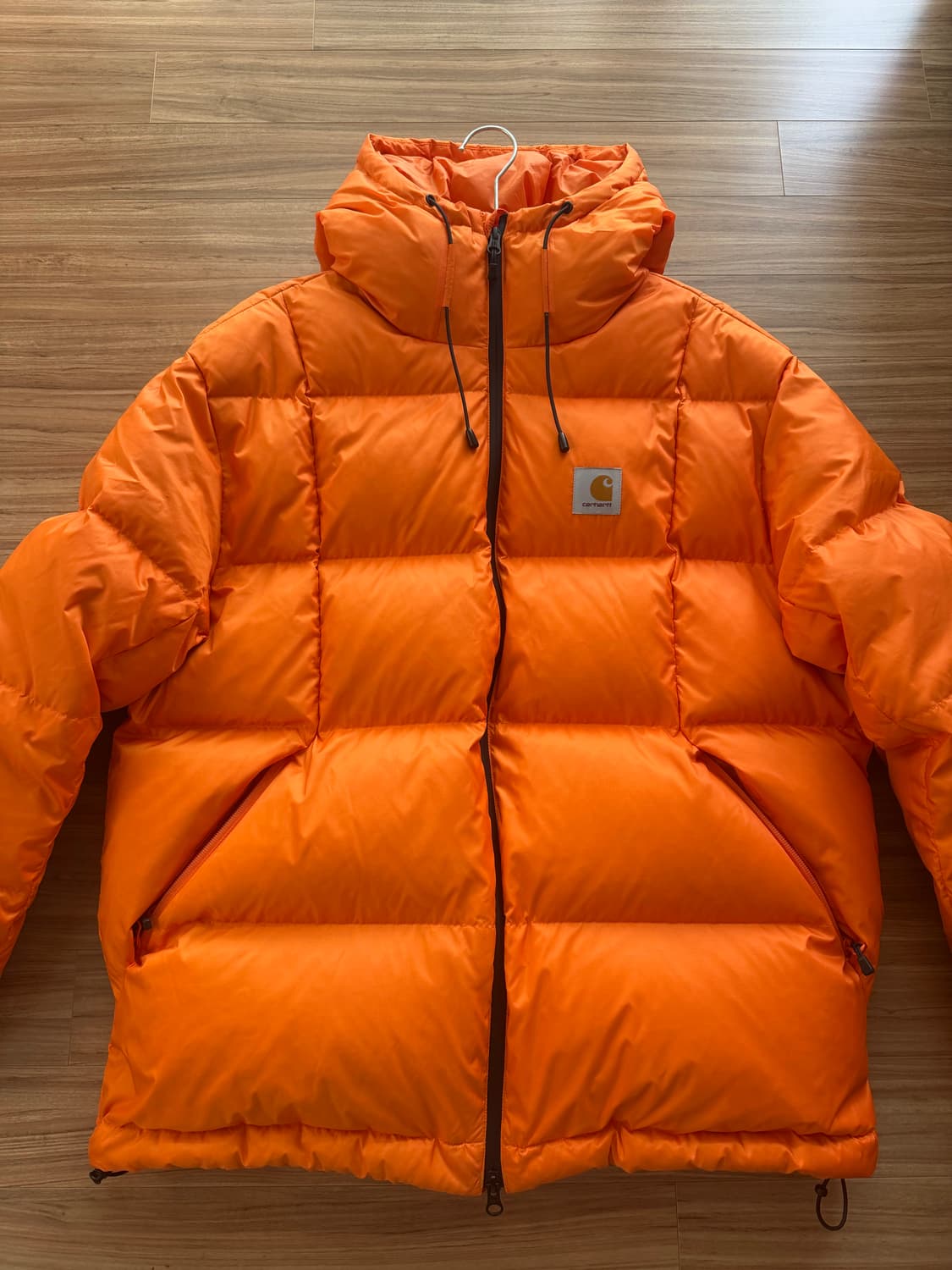 칼하트 WIP 아스펜 오렌지 패딩 L 상품이미지1