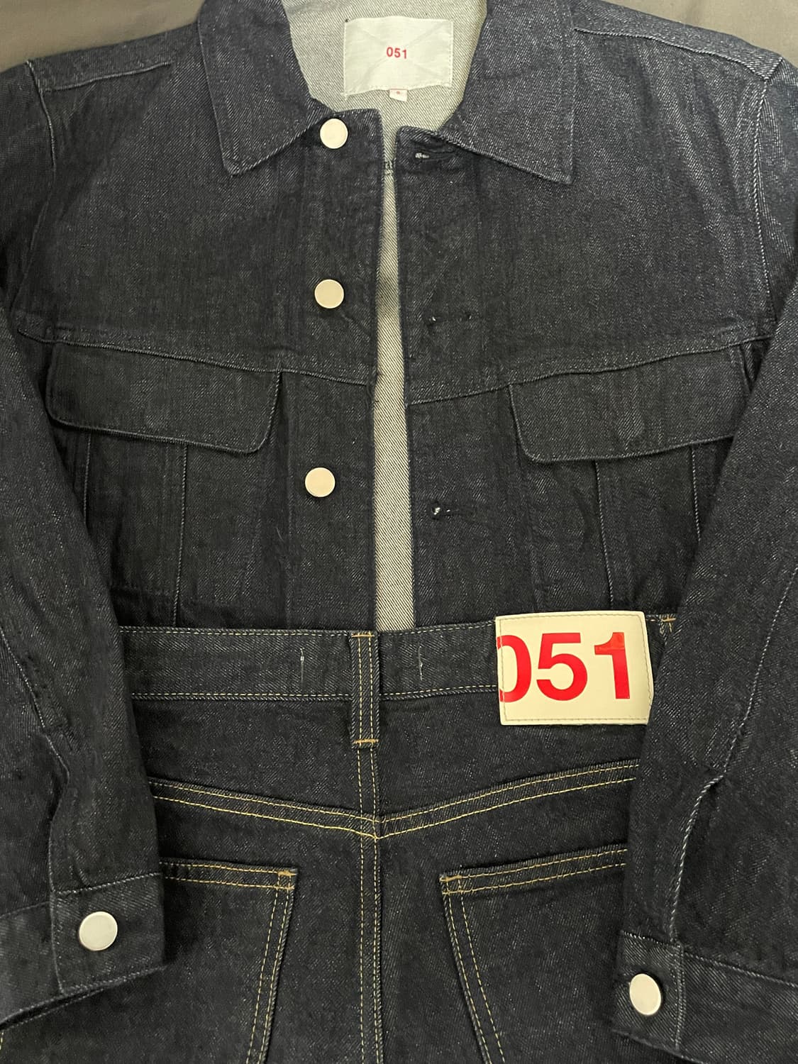 플랙 칸디아니 데님 셋업 (개별 구매 가능) 상품이미지2