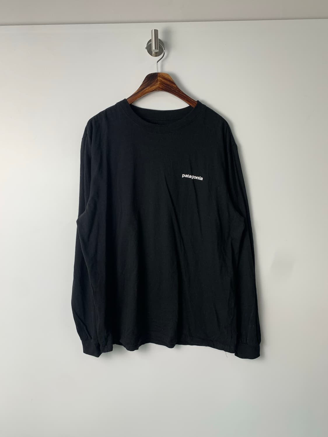 파타고니아 백로고 블랙 롱슬리브 긴팔티 상품이미지3