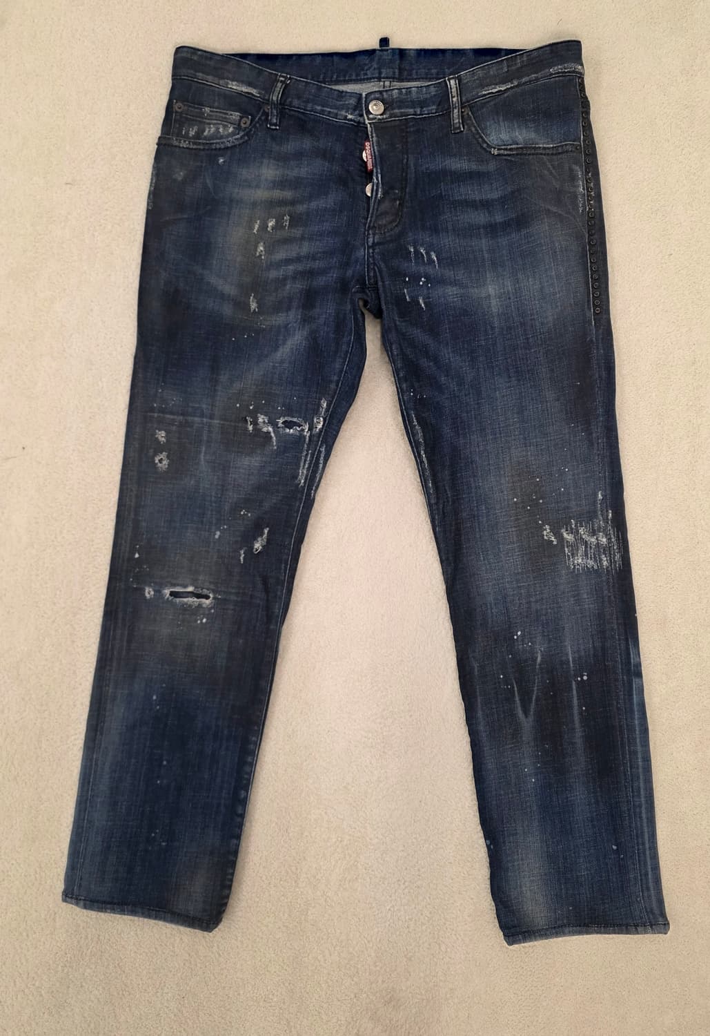 [정품] 디스퀘어드2 멀티디스덧뎀 스트레치 슬림진.  싸이즈 34~35 상품이미지5